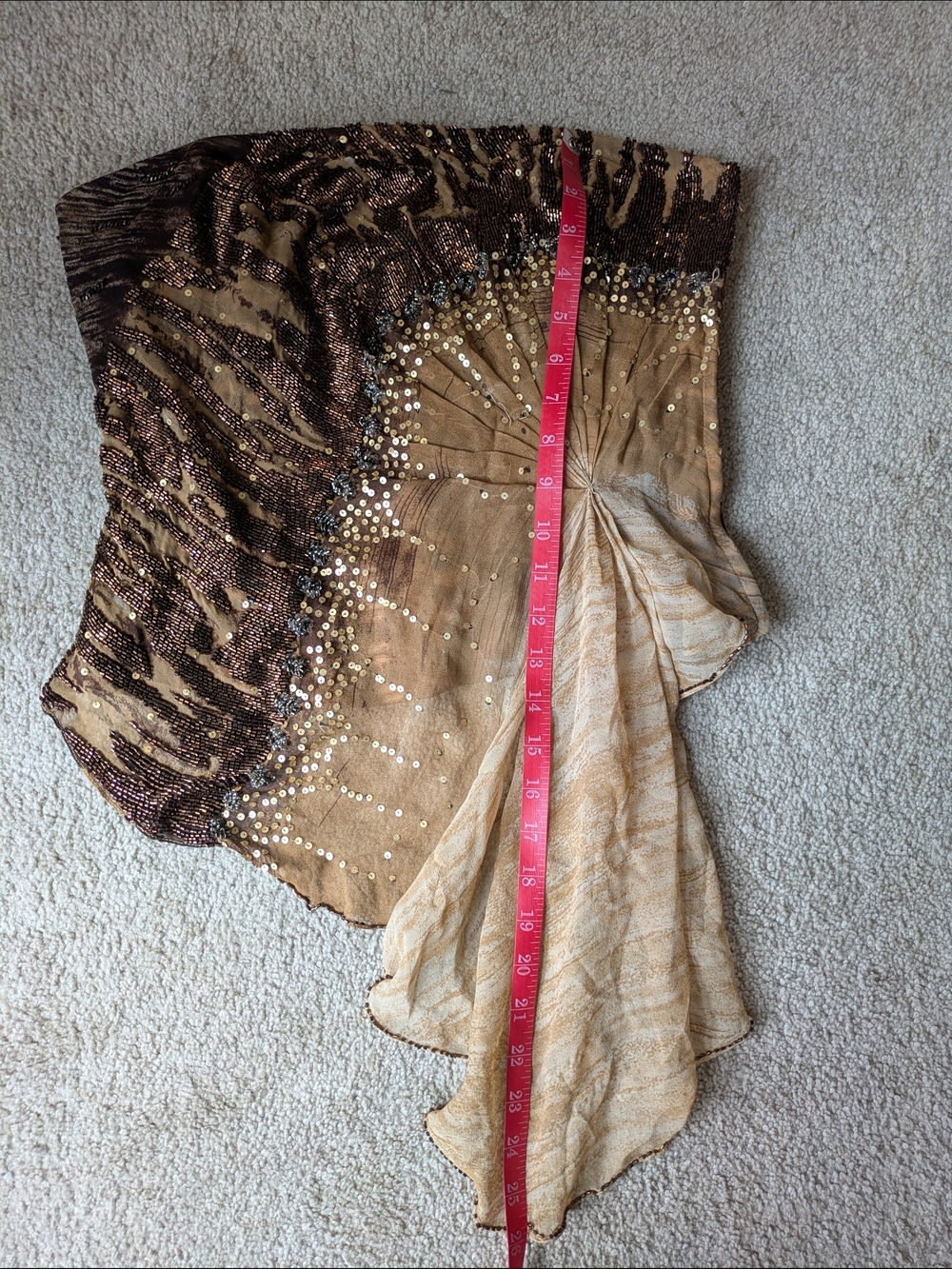 Alberto Makali Beige Silk Vintage Y2K Fairycore Festival Animal Print Bodice - Picture 12 of 16